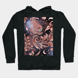 Other Worldly Designs- nebulas, stars, galaxies, planets with feathers Hoodie